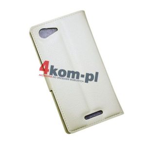 Etui portfel do Sony Xperia E3 - Biały