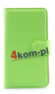 Etui portfel do Samsung Galaxy Ace 4 G357 - Zielony