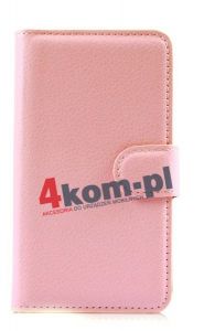 Etui portfel do Samsung Galaxy Ace 4 G357 - Różowy