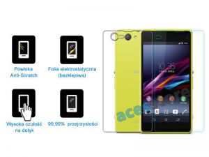 Folia ochronna przód / tył doSony Xperia Z1 Compact + ściereczka