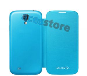 Etui Flip Cover do Samsung Galaxy S4 - Niebieski