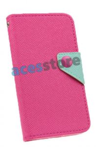 Etui portfel do HTC Desire 500 - Różowy