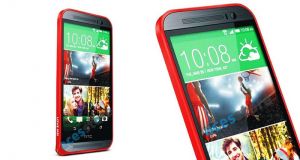 Bumper Aluminium do HTC One M8 - Czerwony