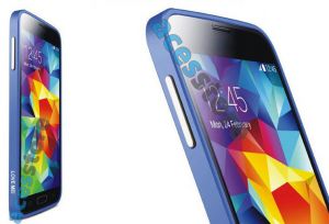 Bumper Aluminium do Samsung Galaxy S5 - Niebieski