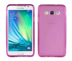 Etui silikonowe FLEXmat do Samsung Galaxy A5 - Różowy