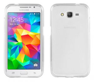 Etui silikonowe FLEXmat do Samsung Grand Prime G530 - Biały