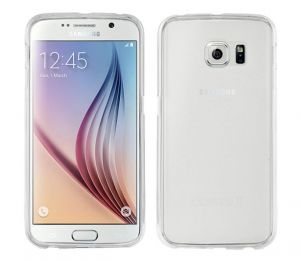 Etui silikonowe FLEXmat do Samsung Galaxy S6 - Biały