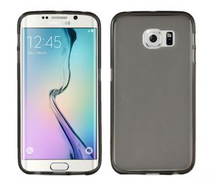 Etui silikonowe FLEXmat do Samsung Galaxy S6 edge - Czarny