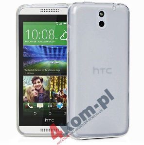 Etui silikonowe przezroczyste do HTC Desire 610