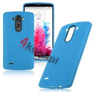 Etui silikonowe niebieskie do LG G3 - Niebieski