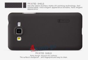 Etui Nillkin Frosted Shield Samsung Galaxy Grand Prime Czarne - Czarny