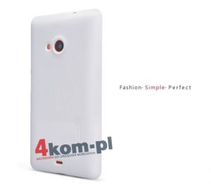 Etui Nillkin Frosted Shield Nokia Lumia 535 Białe - Biały