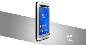 Pancerne etui LOVE MEI do Sony Xperia Z3 - Srebrny