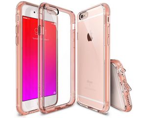 Etui Rearth Ringke Fusion Apple iPhone 6/6s + Folia ochronna gratis / Rose Gold - Rose Gold