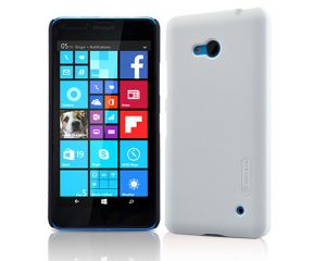 Etui Nillkin Frosted Lumia 640 Czarne - Biały
