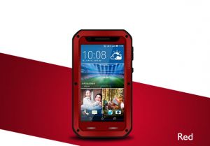Etui pancerne Love mei do HTC Desire 820 czerwone - Czerwony