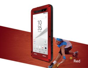 Etui pancerne Love mei do Sony Xperia Z5 czerwone - Czerwony