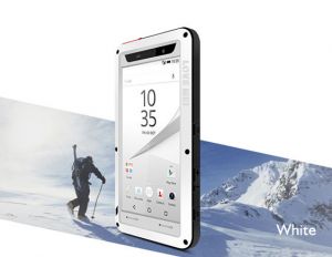 Etui pancerne Love mei do Sony Xperia Z5 Compact białe - Biały
