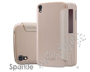 Etui Nillkin Sparkle Alcatel Onetouch Idol 3 5.5 Złote - Złoty