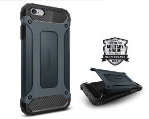 Etui Spigen Tough Armor Tech iPhone 6/6s Metal Slate - Metal Slate