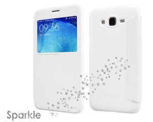 Etui Nillkin Sparkle Samsung Galaxy J5 Białe - Biały