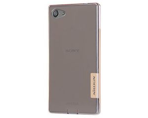 Etui Nillkin Nature TPU 0.6mm SONY XPERIA Z5 Compact/Mini Brązowe - Brązowy