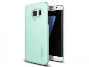 ETUI SPIGEN THIN FIT SAMSUNG GALAXY S7 EDGE - Miętowy