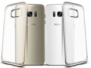 ETUI SPIGEN NEO HYBRID CRYSTAL SAMSUNG GALAXY S7 EDGE - Srebrny