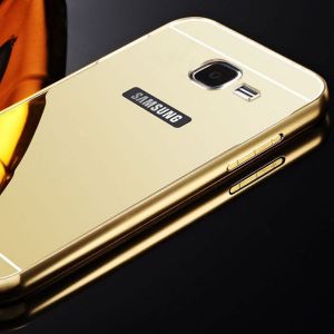 ETUI BUMPER PLECKI MIRROR DO SAMSUNG GALAXY A3 2016 ZŁOTE - Złoty