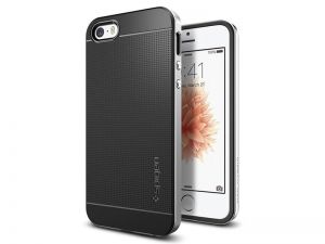 ETUI SPIGEN NEO HYBRID IPHONE SE/5S/5 - Srebrny
