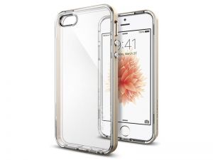 ETUI SPIGEN NEO HYBRID CRYSTAL IPHONE SE/5S/5 - Złoty