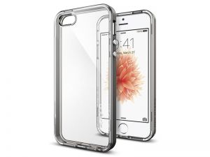 ETUI SPIGEN NEO HYBRID CRYSTAL IPHONE SE/5S/5 - Szary