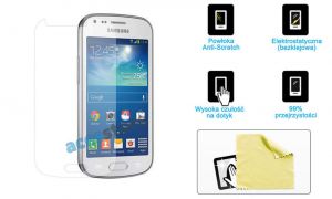 2x Folia ochronna na ekran do Samsung Galaxy Trend Plus + 2x ściereczka