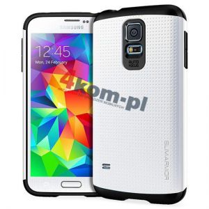Etui Spigen SGP Slim Armor do Samsung Galaxy S5 + szkło hartowane H9 - Shimmery White