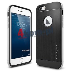 Etui Spigen SGP Neo Hybrid Metal do iPhone 6 4.7 + szkło hartowane - Satin Silver