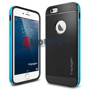 Etui Spigen SGP Neo Hybrid Metal do iPhone 6 4.7 + szkło hartowane - Metal Blue