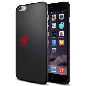 Etui Spigen SGP Thin Fit do iPhone 6 Plus + szkło hartowane - Smooth Black