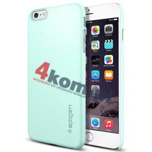 Etui Spigen SGP Thin Fit do iPhone 6 Plus + szkło hartowane - Mint