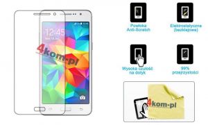 2x Folia ochronna na ekran do Samsung Galaxy Grand Prime G530 + 2x ściereczka