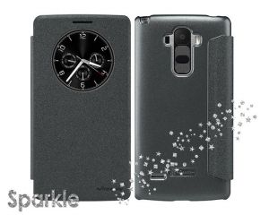 Etui Nillkin Sparkle LG G4 Stylus Czarne - Czarny