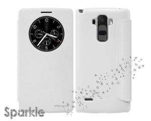 Etui Nillkin Sparkle LG G4 Stylus Białe - Biały