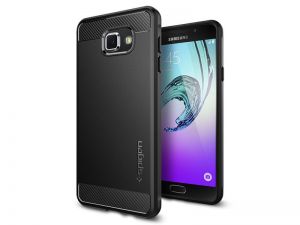 ETUI SPIGEN RUGGED ARMOR SAMSUNG GALAXY A7 2016 BLACK