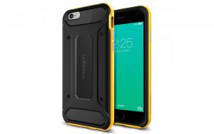 ETUI SPIGEN NEO HYBRID CARBON IPHONE 6/6S - Żółty