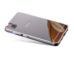 ETUI BUMPER PLECKI MIRROR DO HUAWEI HONOR 7I / SHOT X - Srebrny