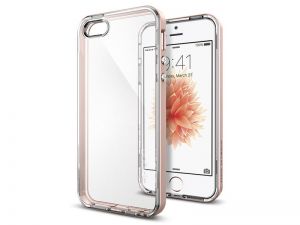 ETUI SPIGEN NEO HYBRID CRYSTAL IPHONE SE/5S/5 - Różowy