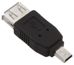 Przejściówka USB (F) - mini USB (M)