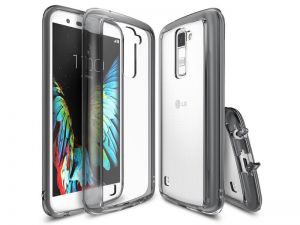 Etui Rearth Ringke Fusion LG K10 Smoke Black - Czarny