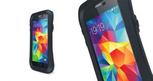 Etui Love Mei do Samsung Galaxy S5 ZAOKRĄGLONY - Czarny