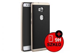 Oryginalne etui iPaky do Huawei 5x + Szkło hartowane - Złoty