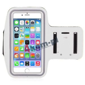 Armband opaska sportowa na ramię do iPhone 6 140x70 - Biały